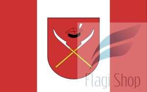 Flaga gminy Racławice - na zamówienie 110x70 Racławic