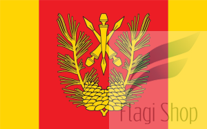 Flaga gminy Dzwola - na zamówienie 150x90 Dzwoli