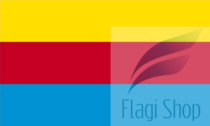 Flaga gminy Jabłoń- na zamówienie 110x70 Jabłoni