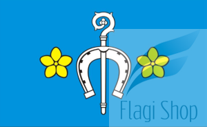 Flaga gminy Łabunie - na zamówienie 150x90 Łabuni