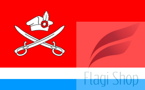 Flaga gminy Żyrzyn - na zamówienie 150x90 Żyrzyna