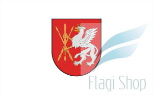 Flaga Powiat tomaszowski - na zamówienie 150x90 Powiatu tomaszowskiego