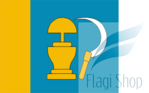 Flaga gminy Miedźna - na zamówienie 110x70 Miedźnej