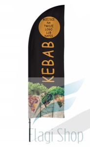 Winder Husar KEBAB- Twój napis 350 cm flaga 80x250 cm #8