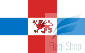 Flaga Powiat pyrzycki - na zamówienie 150x90 powiatu pyrzyckiego