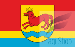 Flaga gminy Radowo Małe - na zamówienie 110x70 Radowa Małego   