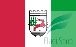 Flaga miasta Szczytno - na zamówienie 110x70 Szczytna   