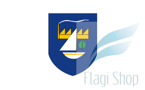 Flaga miasta Ruciane-Nida - na zamówienie 150x90 Rucianego-Nidy