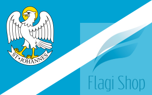 Flaga miasta Kisielice - na zamówienie 150x90 Kisielic   