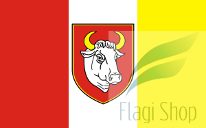 Flaga miasta CZŁUCHÓW - na zamówienie 150x90 Człuchowa   