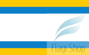 Flaga miasta USTKA - na zamówienie 110x70 Ustki   