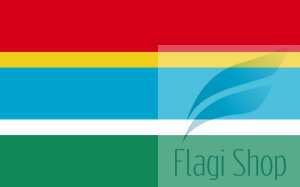 Flaga gminy Pawłowiczki - na zamówienie 150x90 Pawłowiczek   