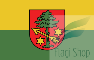 Flaga gminy Strzeleczki- na zamówienie 110x70 