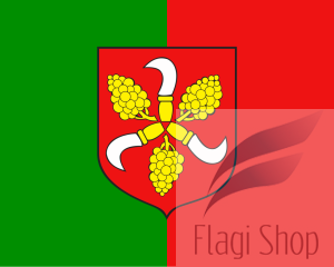 Flaga miasta GŁOGÓWEK - na zamówienie 110x70 Głogówka   