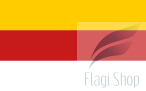 Flaga Powiat kluczborski - na zamówienie 110x70 powiatu kluczborskiego   	