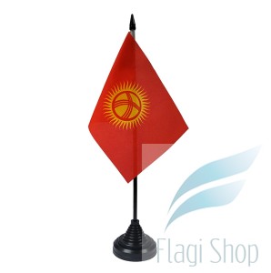 Flaga na biurko KIRGISTAN 10x15 Flagi KIRGISTANU