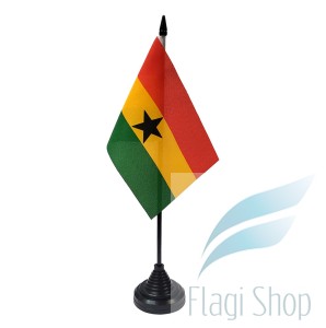 Flaga na biurko GHANA 10x15 cm Flagi Ghany