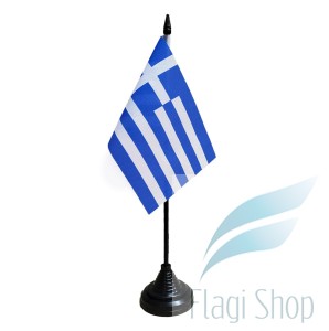 Flaga na biurko Grecja 10x15 cm Flagi Grecji