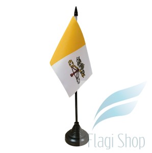 Flaga na biurko WATYKAN 10x15 cm Flagi WATYKANU