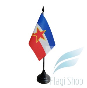 Flaga na biurko Jugosławia 10x15 Flagi Jugosławii