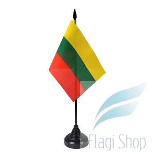 Flaga na biurko LITWA 10x15 cm Flagi LITWY