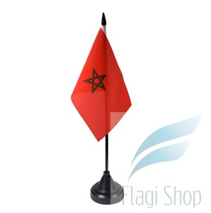 Flaga na biurko MAROKO 10x15 cm Flagi MAROKA