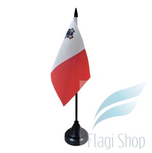 Flaga na biurko MALTA 10x15 cm Flagi MALTY