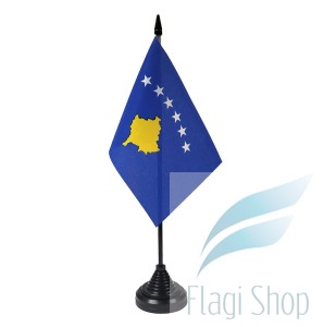 Flaga na biurko Kosowo 10x15 cm Flagi Kosovo
