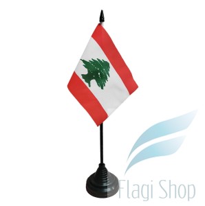 Flaga na biurko LIBAN 10x15 Flagi Libanu Libańska