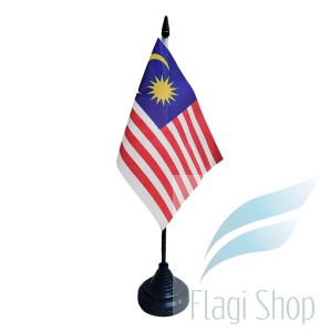 Flaga na biurko Malezja 10x15 Flagi Malezji Malaysia
