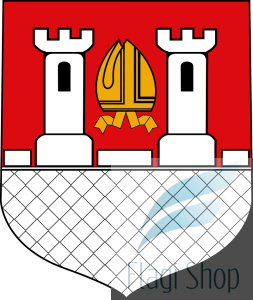 Flaga miasta Bodzentyn - na zamówienie 150x90 Bodzentyna   