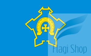 Flaga miasta Iwaniska - na zamówienie 150x90 Iwanisk   