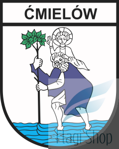 Flaga miasta Ćmielów - na zamówienie 110x70 Ćmielowa   
