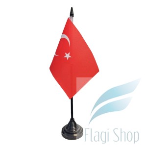 Flaga na biurko Turcja 10x15 cm Flagi Turcji