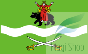 Flaga gminy Siedlce - na zamówienie 110x70