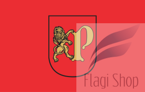 Flaga miasta PRUSZCZ GDAŃSKI - na zamówienie 150x90 Pruszcza Gdańskiego
