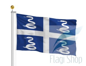 Flaga Martynika 150x90 cm Flagi Martinique Bandiera Martinica