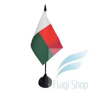 Flaga na biurko Madagaskar Flagi Madagaskaru