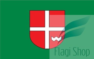 Flaga gminy Sienno  - na zamówienie 110x70