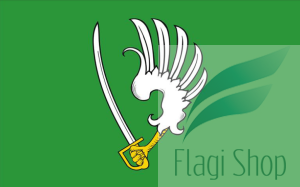 Flaga gminy Poświętne - na zamówienie 150x90