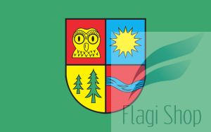 Flaga miasta Puszczykowo - na zamówienie 110x70 Puszczykowa