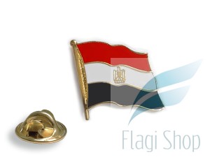 Przypinka EGIPT Flaga Pins Wpinka EGIPTU - falista 
