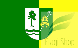 Flaga gminy Długosidło - na zamówienie 150x90  