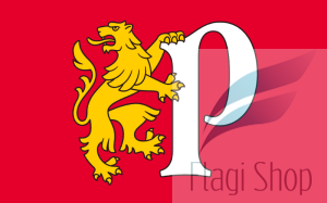 Flaga miasta PRUSZCZ GDAŃSKI - na zamówienie 110x70 Pruszcza Gdańskiego