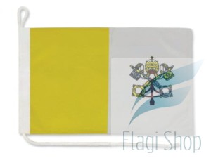 Flaga Watykan na jacht 40x30 Bandera Jachtowa Watykanu