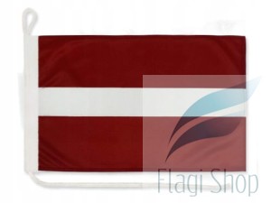 Flaga Łotwa na jacht 40x30 Bandera Jachtowa Łotwy