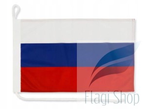 Flaga Rosja na jacht 40x30 Bandera Jachtowa Rosji