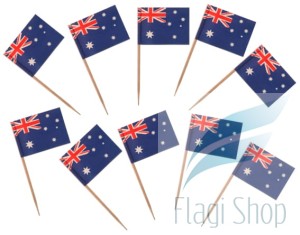 Flaga AUSTRALIA Pikery 20 szt Wykałaczki AUSTRALII