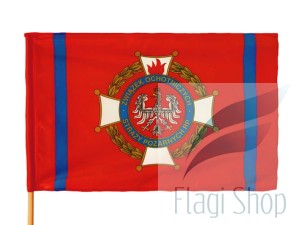 FLAGA OSP 110x70 cm Ochotnicza Straż Pożarna PREMIUM