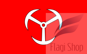 Flaga miasta BRZEG - na zamówienie 110x70 Brzegu   